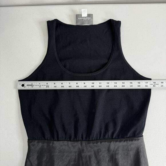 Mare Mare Anthropologie Knit Slip Twofer Tank Dress Womens Medium Black Party - Picture 10 of 14